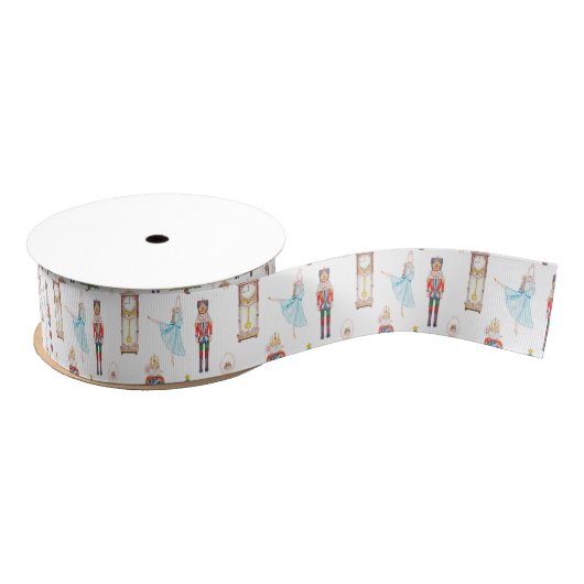 Waterverf Nutkraker Ballet Grosgrain Lint (Spoel)