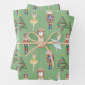 Waterverf Nutkraker Ballet Inpakpapier Vel (In situ)