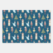 Waterverf Nutkraker Ballet Inpakpapier Vel (Voorkant)
