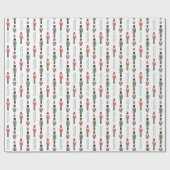 Waterverf Nutkraker Ballet Soldaten Kerstmis Cadeaupapier (Vlak)