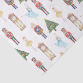 Waterverf Nutkraker Ballet Tissuepapier (Detail)