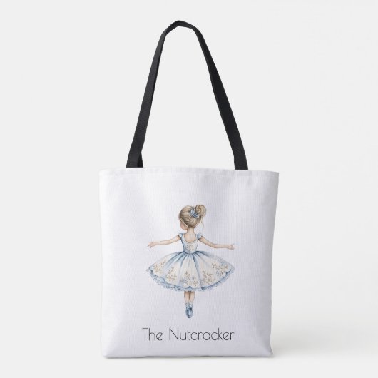 Waterverf Nutkraker Ballet Tote Bag (Achterkant)
