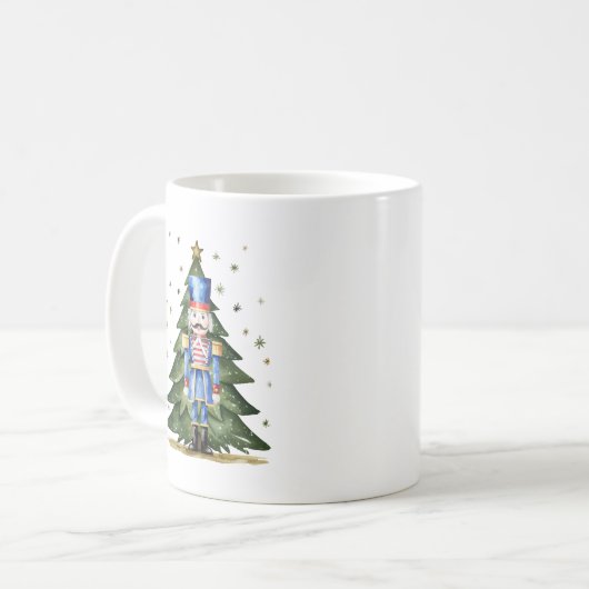 Waterverf Nutkraker Koffiemok (Voorkant links)