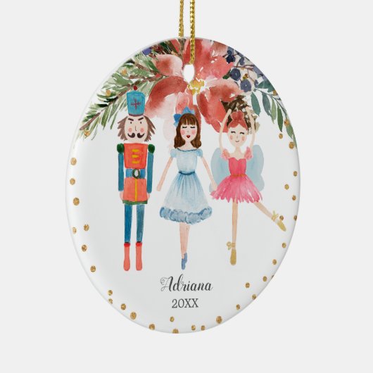 Waterverf Nutkraker ornament (Rechts)