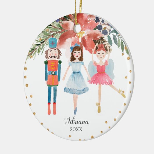 Waterverf Nutkraker ornament (Links)