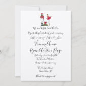 Waterverf Nutkraker Theme Weddenschap Kaart (Voorkant)