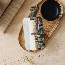 Waterverf NYC Travel Destination Bagagelabel