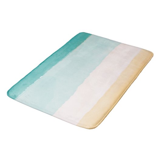 Waterverf oceaan badmat (Gekanteld)