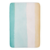 Waterverf oceaan badmat (Voorkant Verticaal)