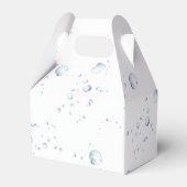 Waterverf oceaan dolfijn baby shower bedankdoosjes (Achterkant)