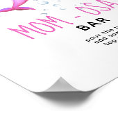 Waterverf oceaan dolfijn - momosa bar poster (Hoek)