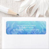 Waterverf oceaan etiket (Insitu)