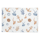 Waterverf oceaan kussensloop (Achterkant)