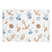 Waterverf oceaan kussensloop (Voorkant)