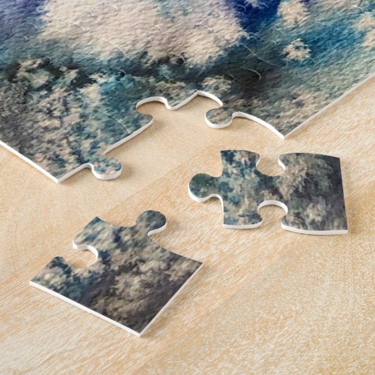 Waterverf oceaan legpuzzel (Zijkant)