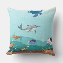 Waterverf Oceaan, onderzee