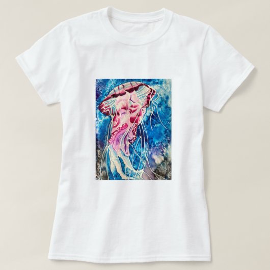 Waterverf oceaan t-shirt (Design voorkant)
