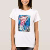 Waterverf oceaan t-shirt (Voorkant)