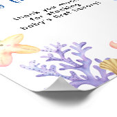 Waterverf oceaandieren - Boeken voor baby Poster (Hoek)