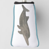 Waterverf Ocean Animal Dolphin Golfheadcover (Draai 90)