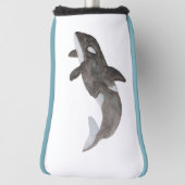 Waterverf Ocean Animal Killer Whale Orca Golfheadcover (Draai 90)