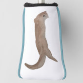 Waterverf Ocean Animal Zee Otter Golfheadcover (Draai 90)