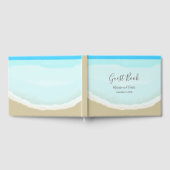 Waterverf Ocean Beach bruiloft Gastenboek (Volledig)