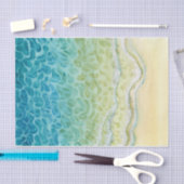 Waterverf Ocean Beach Tissuepapier (Craft)