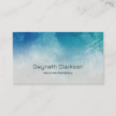 Waterverf Ocean Beach Zomer Visitekaartje (Voorkant)