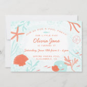 Waterverf Ocean Birthday Kaart (Voorkant)