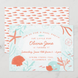 Waterverf Ocean Birthday Kaart