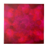 Waterverf Ocean Hot Pink Red Nautical Abstract Tegeltje (Voorkant)