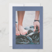 Waterverf Ocean Life Nautical Celebration of Life Kaart (Achterkant)