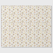 Waterverf Ocean Little Pearl Baby shower Cadeaupapier (Vlak)