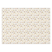 Waterverf Ocean Little Pearl Baby shower Tafelkleed (Voorkant (Horizontaal))