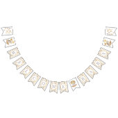 Waterverf Ocean Little Pearl Baby shower Vlaggetjes (Alle)