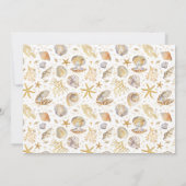 Waterverf Ocean Little Pearl Photo Shower Kaart (Achterkant)