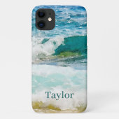 Waterverf Ocean Monogrammed Hoesje-Mate iPhone Cas Case-Mate iPhone Case (Achterkant)