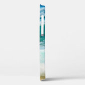 Waterverf Ocean Monogrammed Hoesje-Mate iPhone Cas Case-Mate iPhone Case (Achterkant / Links)