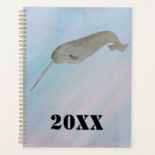Waterverf Ocean Narwhal Planner (Voorkant)