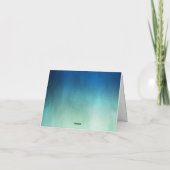 Waterverf Ocean Starfish Beach Weddenschap Bedankkaart (Achterkant)