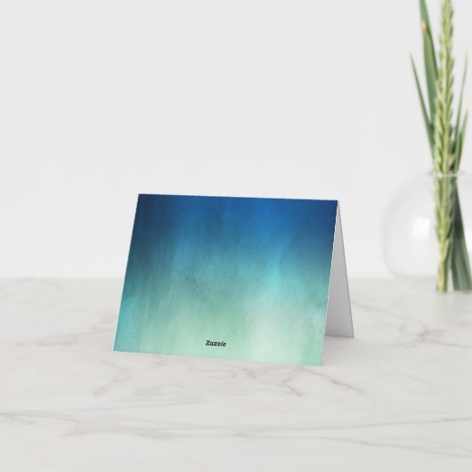 Waterverf Ocean Starfish Beach Weddenschap Bedankkaart (Achterkant)