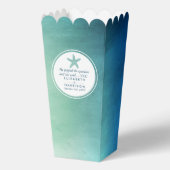 Waterverf Ocean Starfish Beach Wedding Bedankdoosjes (Voorkant)