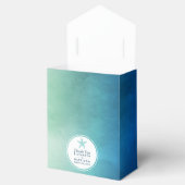 Waterverf Ocean Starfish Beach Wedding Bedankdoosjes (Geopend)