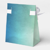 Waterverf Ocean Starfish Beach Wedding Bedankdoosjes (Achterkant)