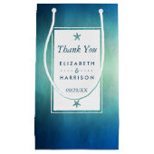 Waterverf Ocean Starfish Beach Wedding Favor Klein Cadeauzakje (Voorkant)