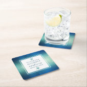 Waterverf Ocean Starfish Beach Wedding Kartonnen Onderzetters (Insitu)