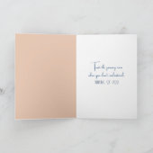 Waterverf Ocean Sunrise denkt aan jou Kaart (Binnen)