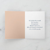 Waterverf Ocean Sunrise Sympathie Kaart (Binnen)