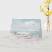 Waterverf Ocean Sympathie Dank u Kaart (Gele Bloem)